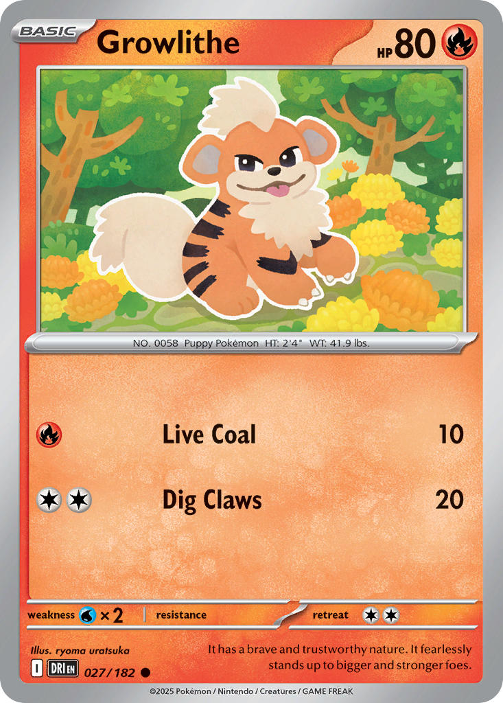Growlithe | Destined Rivals 27/182