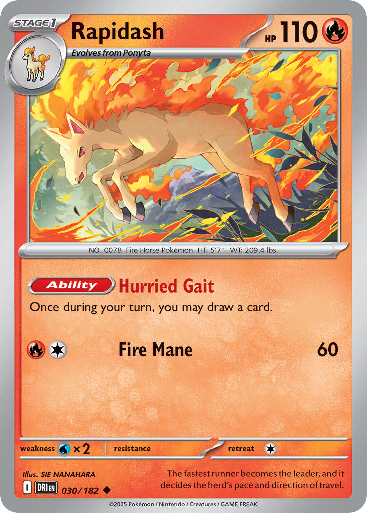 Rapidash | Destined Rivals 30/182