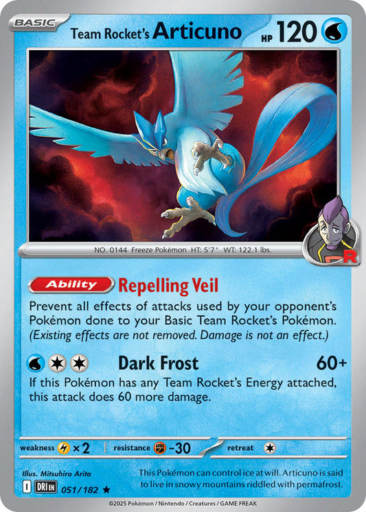 Team Rocket's Articuno | Destined Rivals 51/182