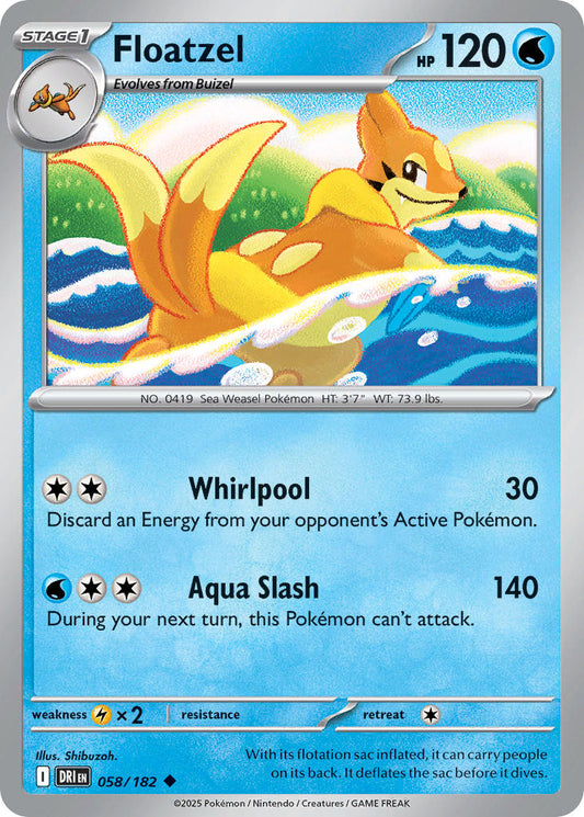 Floatzel | Destined Rivals 58/182