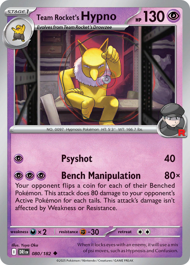 Team Rocket's Hypno | Destined Rivals 80/182