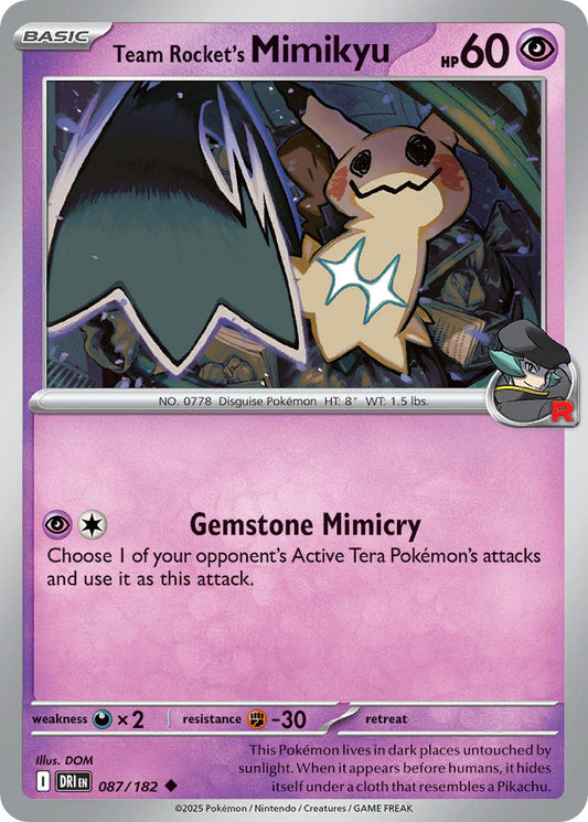 Team Rocket's Mimikyu | Destined Rivals 87/182