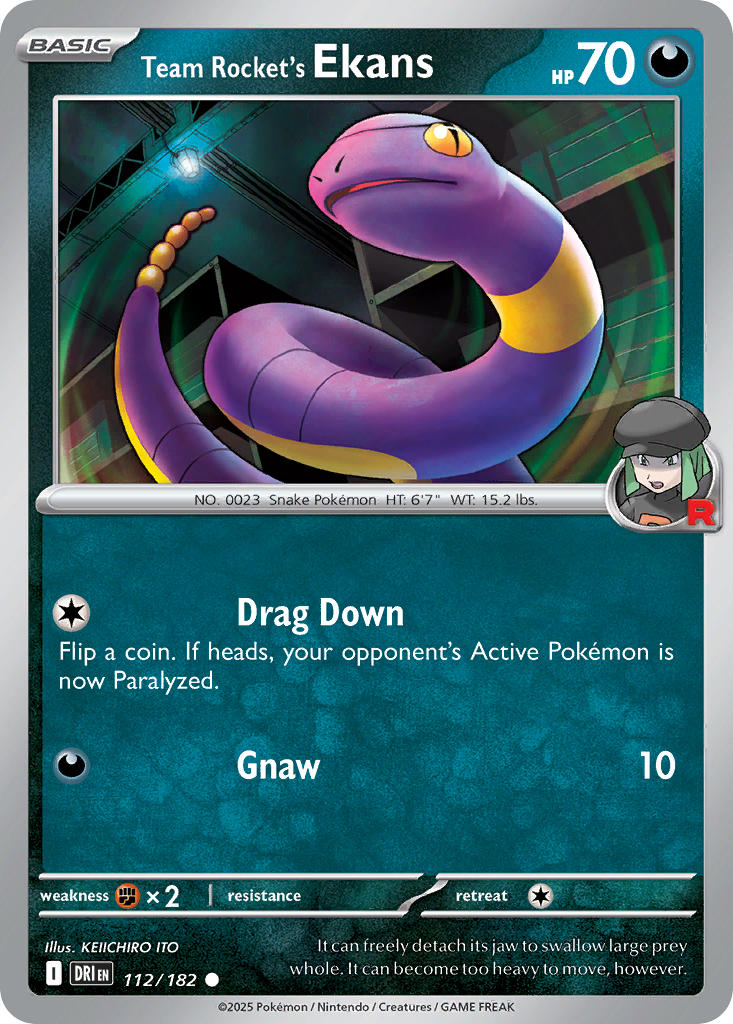 Team Rocket's Ekans | Destined Rivals 112/182