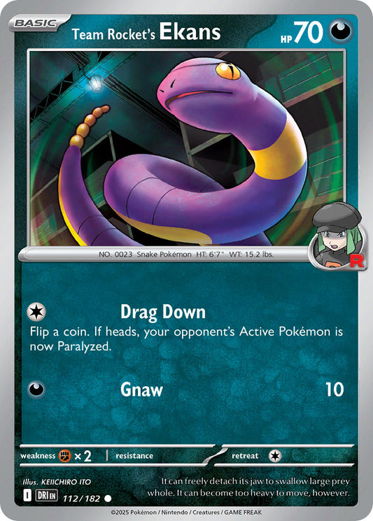 Team Rocket's Ekans | Destined Rivals 112/182