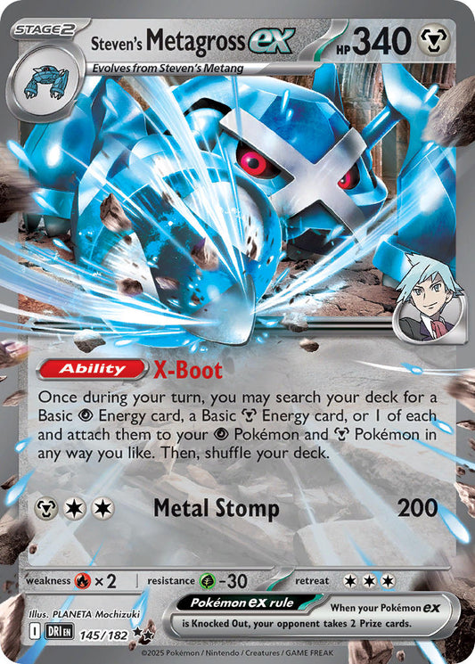 Steven's Metagross ex | Destined Rivals 145/182