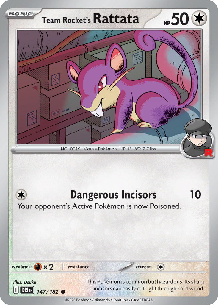 Team Rocket's Rattata | Destined Rivals 147/182