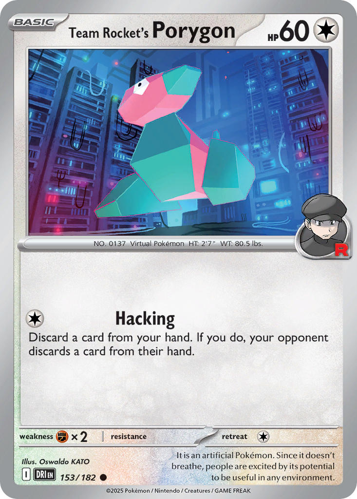 Team Rocket's Porygon | Destined Rivals 153/182