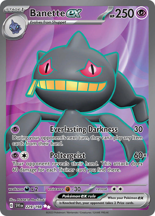 Banette ex | Scarlet & Violet Base Set 229/198