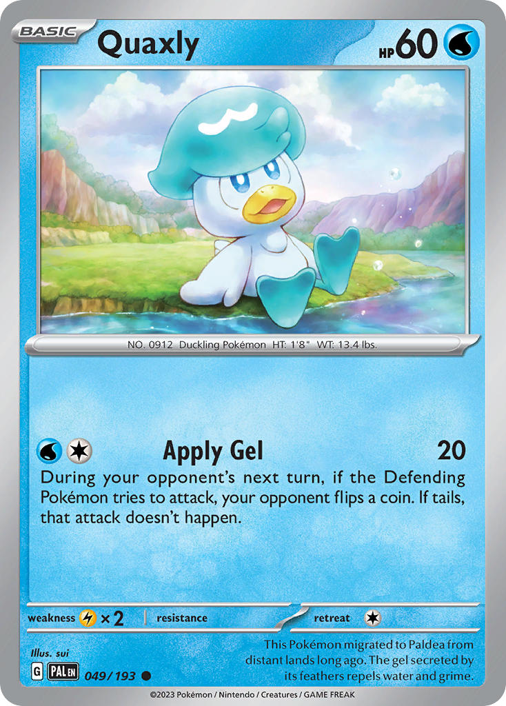 Quaxly | Paldea Evolved 049/193
