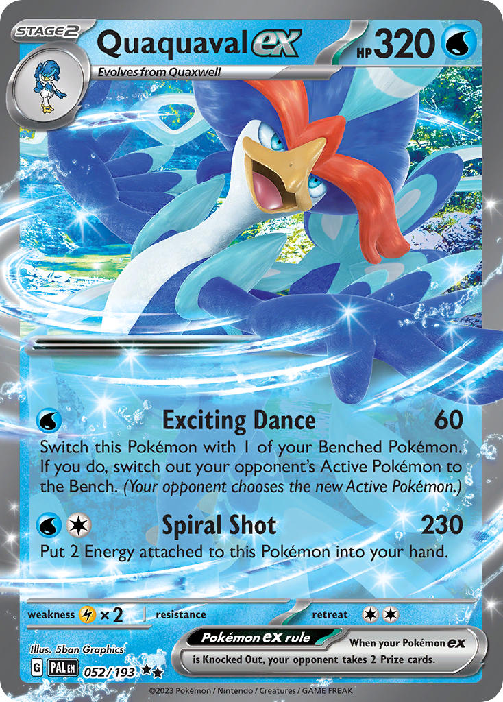 Quaquaval ex | Paldea Evolved 052/193