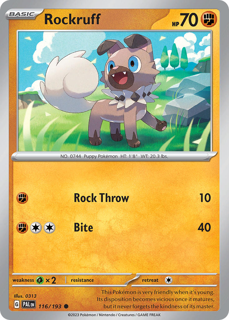 Rockruff | Paldea Evolved 116/193