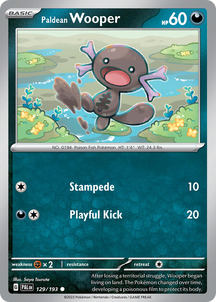Paldean Wooper | Paldea Evolved 129/193