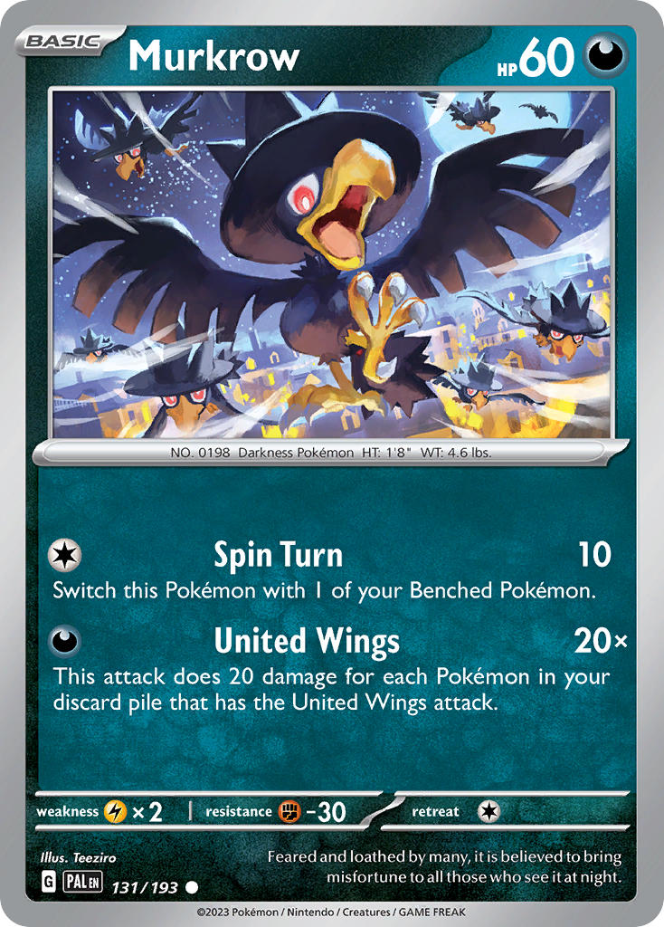 Murkrow | Paldea Evolved 131/193