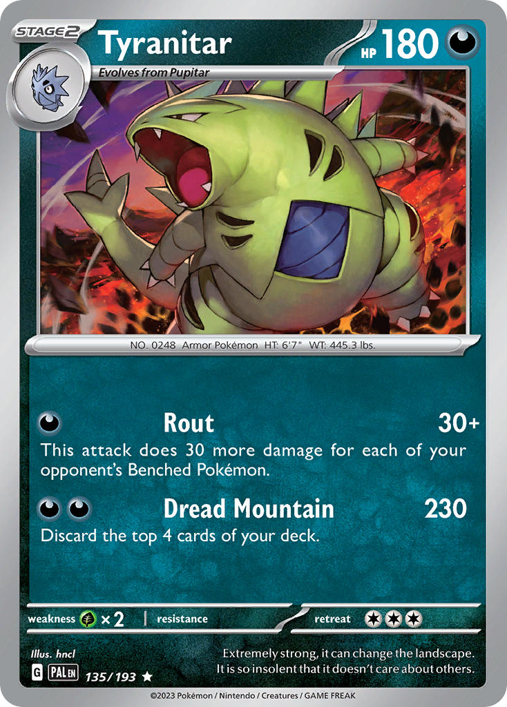 Tyranitar | Paldea Evolved 135/193