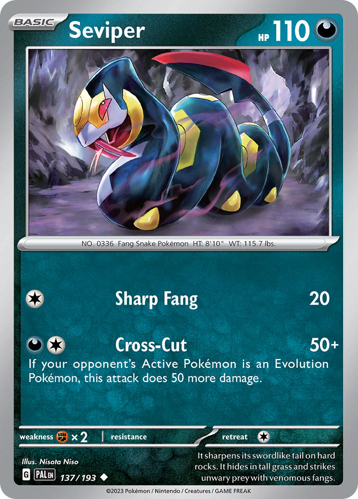Seviper | Paldea Evolved 137/193