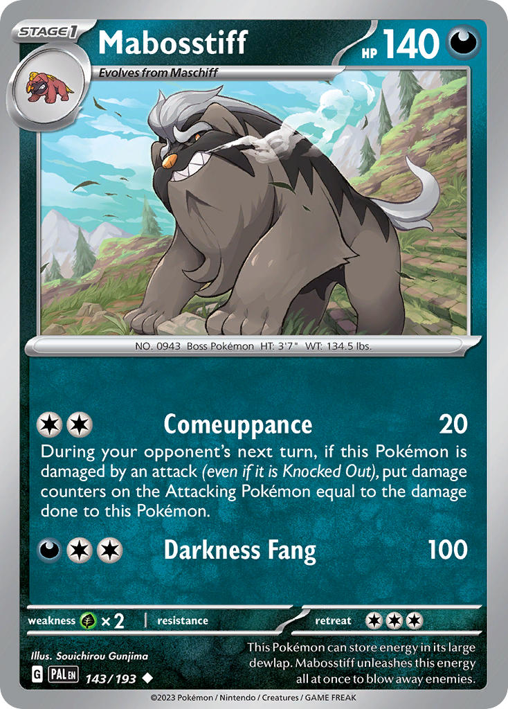 Mabosstiff | Paldea Evolved 143/193