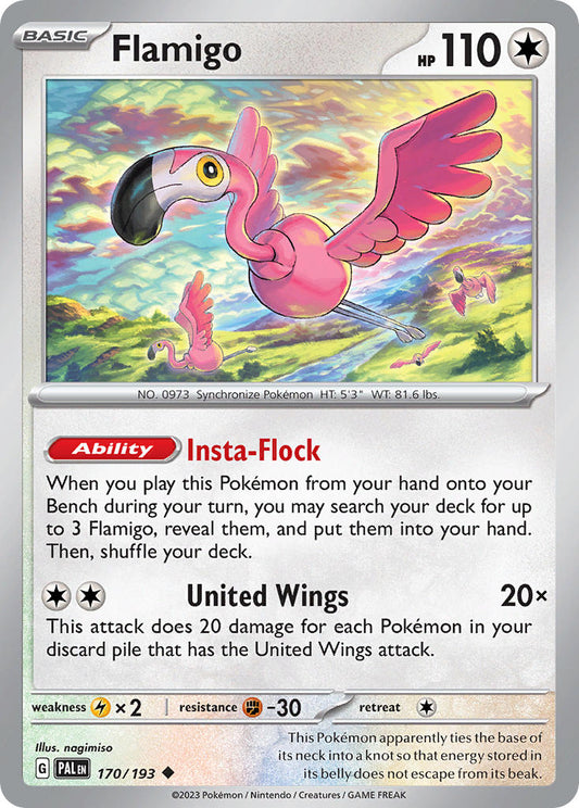 Flamigo | Paldea Evolved 170/193
