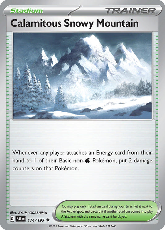 Calamitous Snowy Mountain | Paldea Evolved 174/193