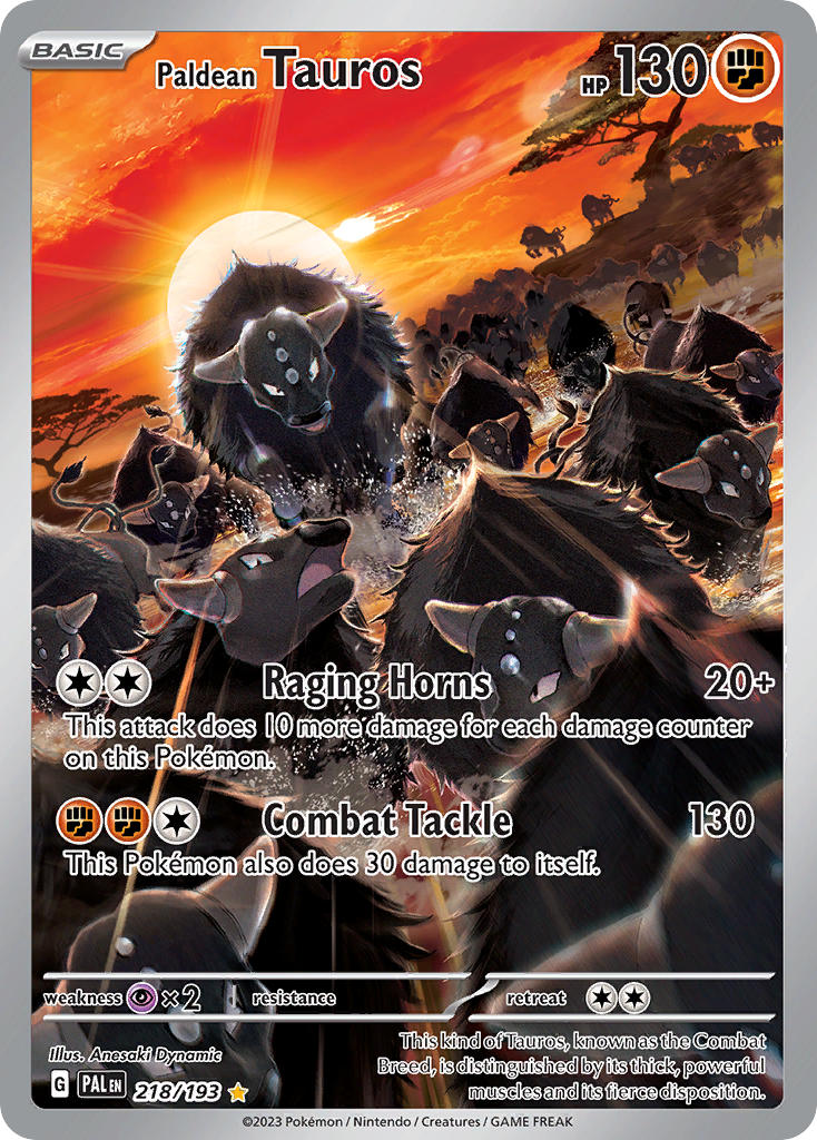 Paldean Tauros | Paldea Evolved 218/193