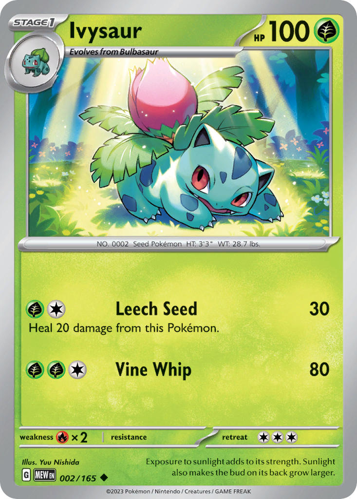 Ivysaur | Pokemon 151 002/165