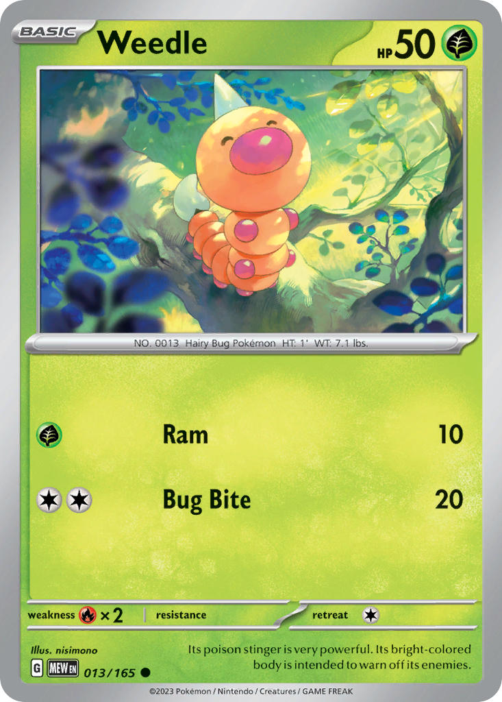 Weedle | Pokemon 151 013/165