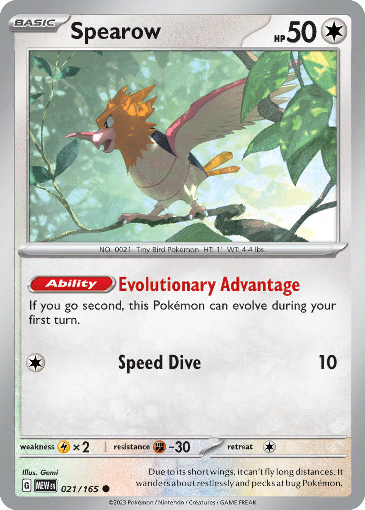 Spearow | Pokemon 151 021/165