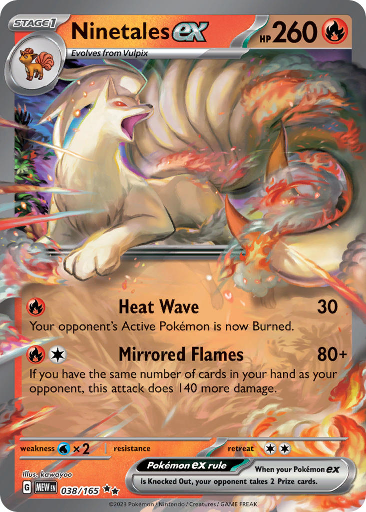 Ninetales ex | Pokemon 151 038/165
