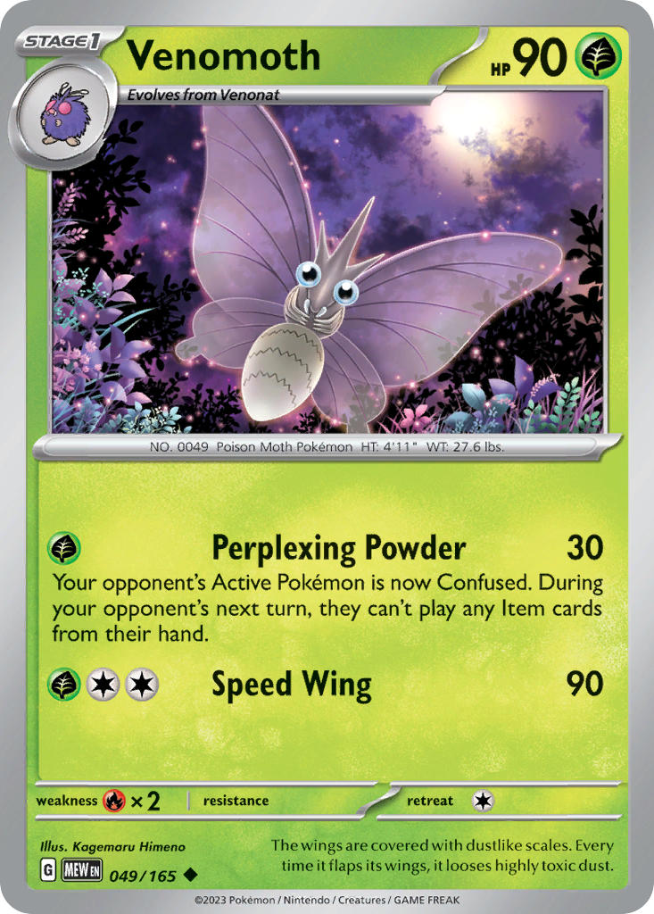 Venomoth | Pokemon 151 049/165