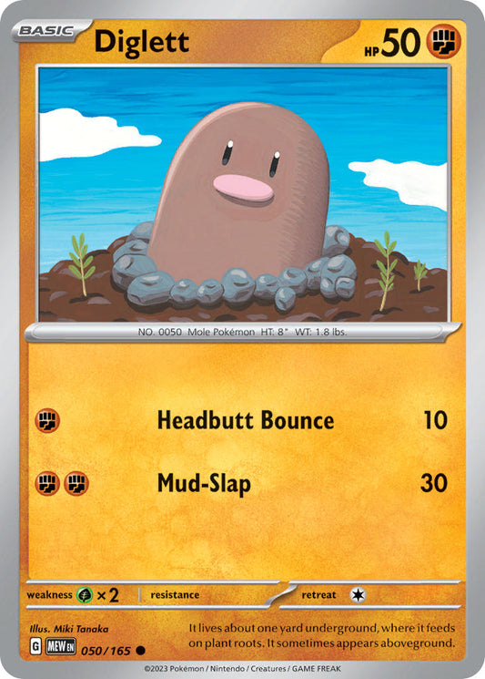 Diglett | Pokemon 151 050/165
