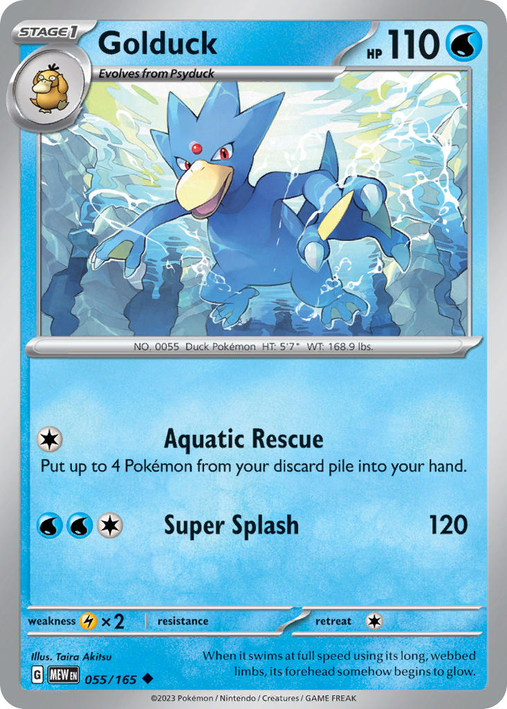Golduck | Pokemon 151 055/165