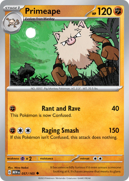 Primeape | Pokemon 151 057/165