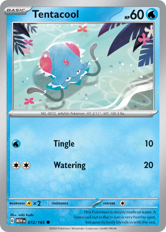 Tentacool | Pokemon 151 072/165