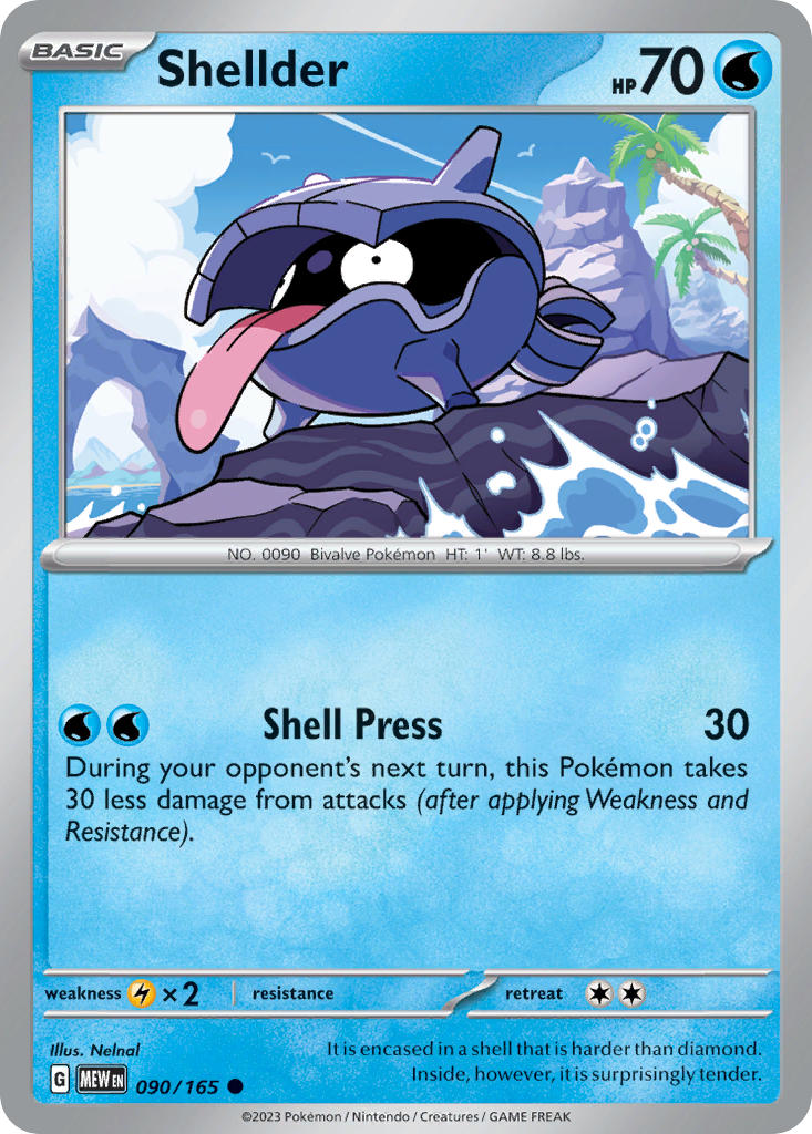 Shellder | Pokemon 151 090/165