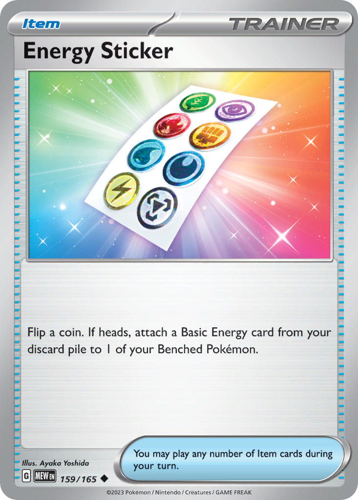 Energy Sticker | Pokemon 151 159/165