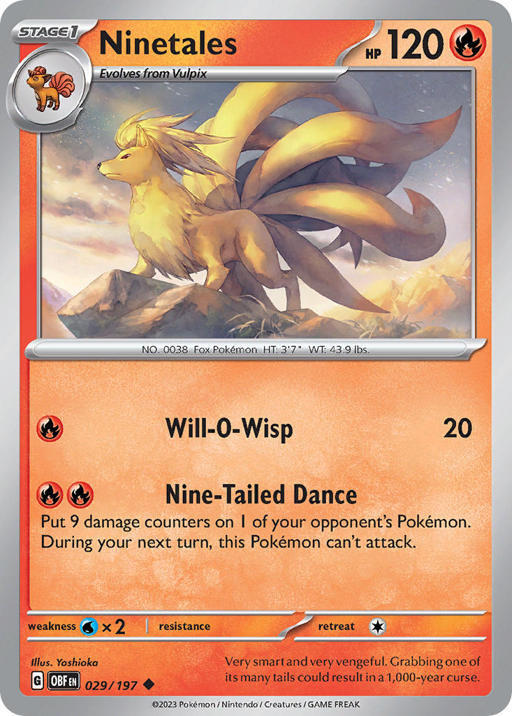 Ninetales | Obsidian Flames 029/197