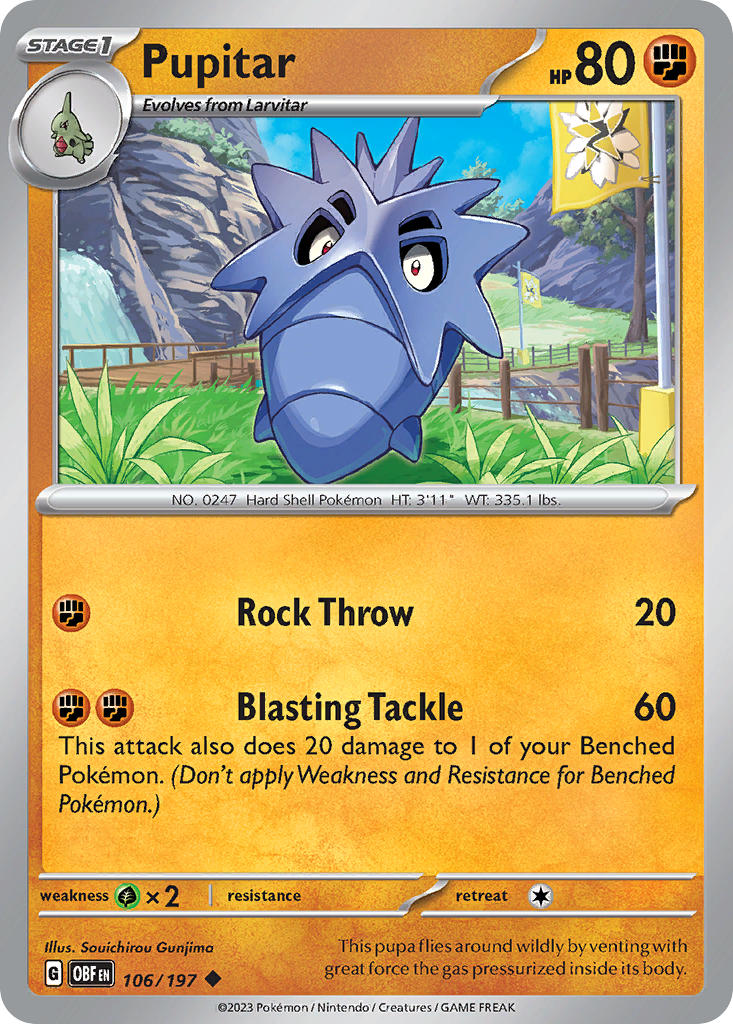 Pupitar | Obsidian Flames 106/197