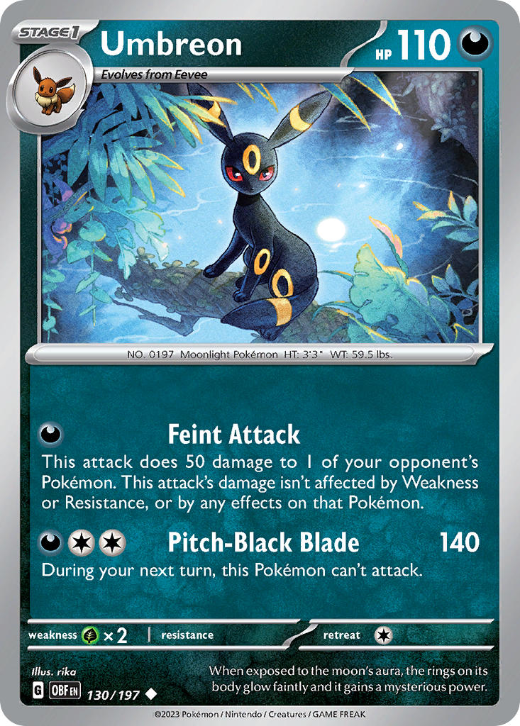 Umbreon | Obsidian Flames 130/197