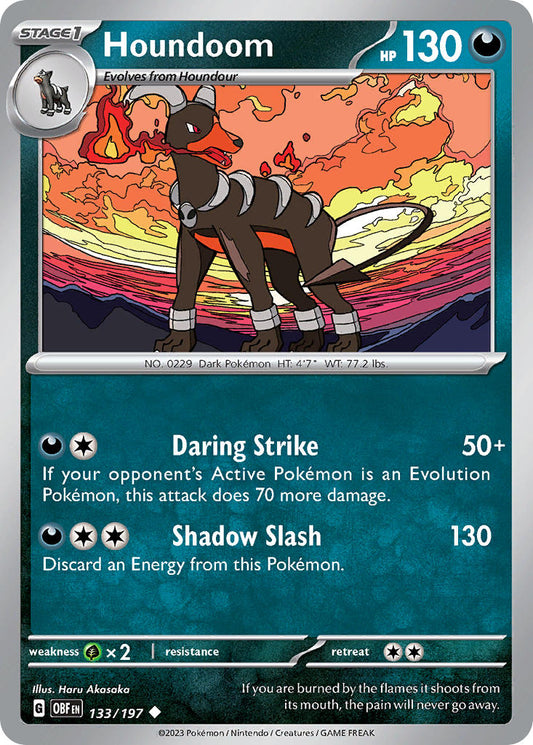 Houndour Obsidian Flames Princey's Houndour Obsidian Flames Princey's