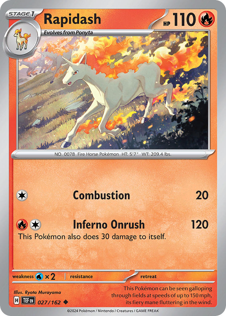 Rapidash | Temporal Forces 027/162