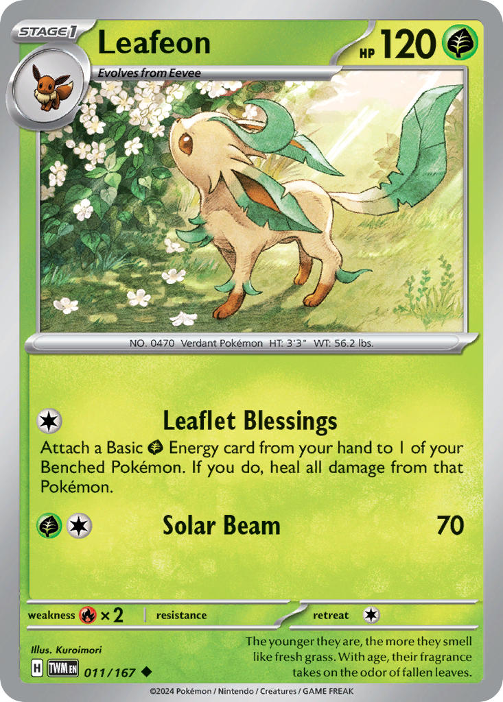 Leafeon | Twilight Masquerade 11/167