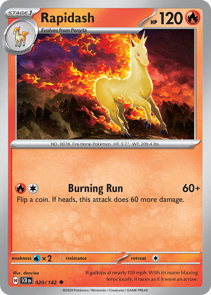 Rapidash | Stellar Crown 020/142