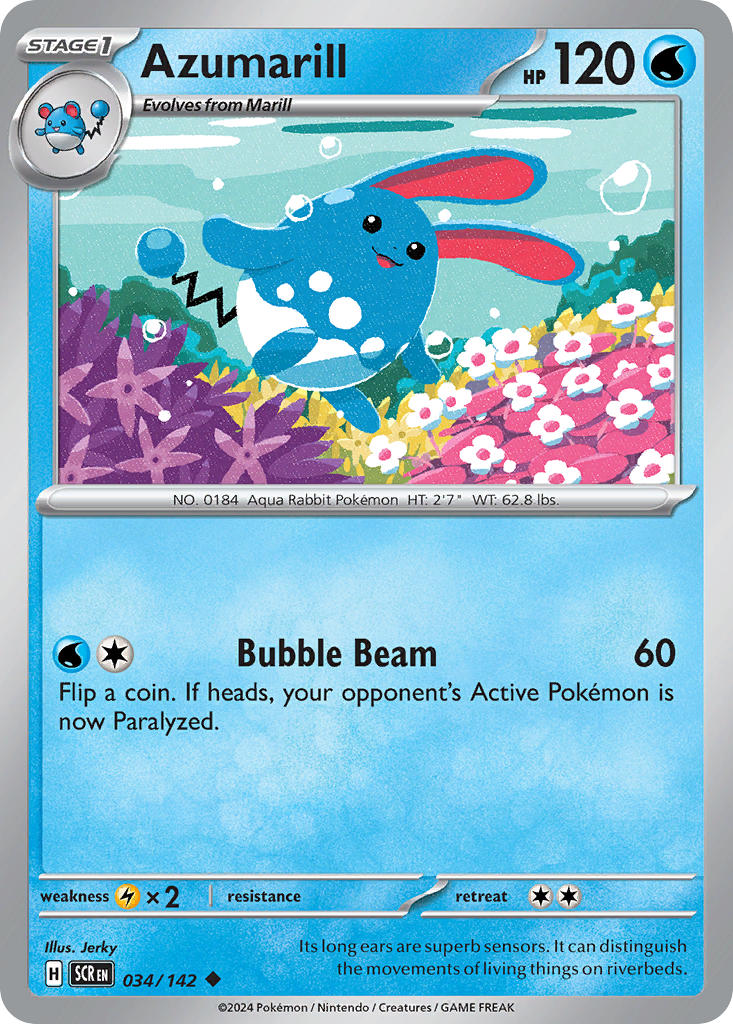 Azumarill | Stellar Crown 034/142