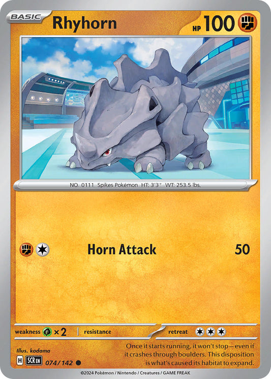 Rhyhorn | Stellar Crown 074/142