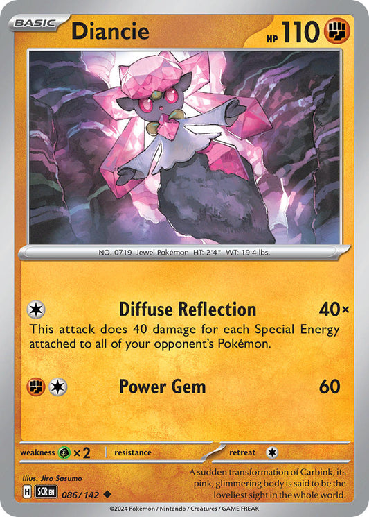 Diancie | Stellar Crown 086/142