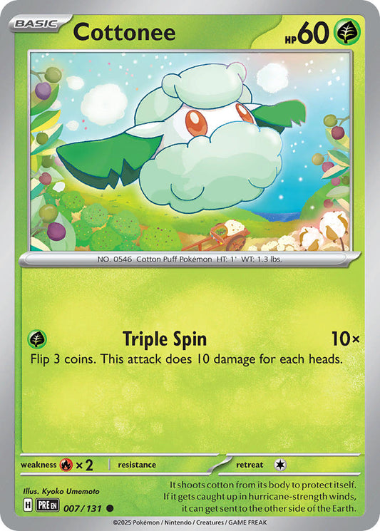 Cottonee | Prismatic Evolutions 007/131