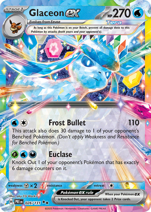 Glaceon ex | Prismatic Evolutions 026/131