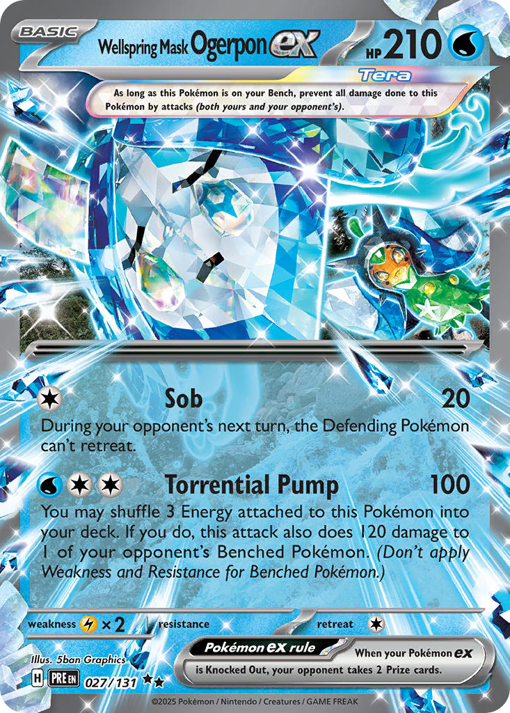 Wellspring Mask Ogerpon ex | Prismatic Evolutions 027/131