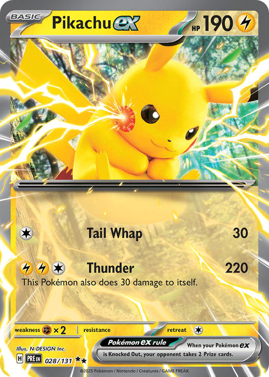 Pikachu ex | Prismatic Evolutions 028/131