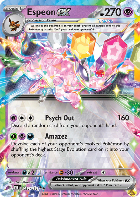 Espeon ex | Prismatic Evolutions 034/131