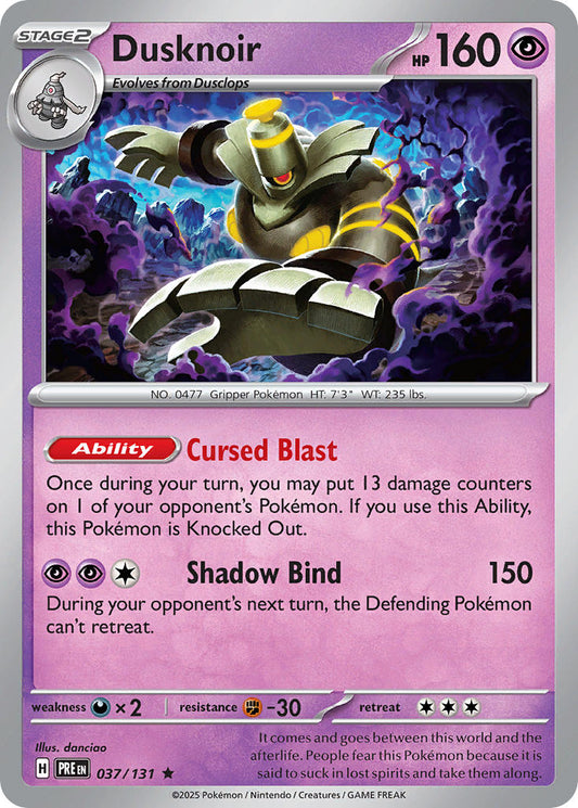 Dusknoir | Prismatic Evolutions 037/131